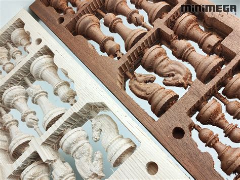 cnc router chess pieces